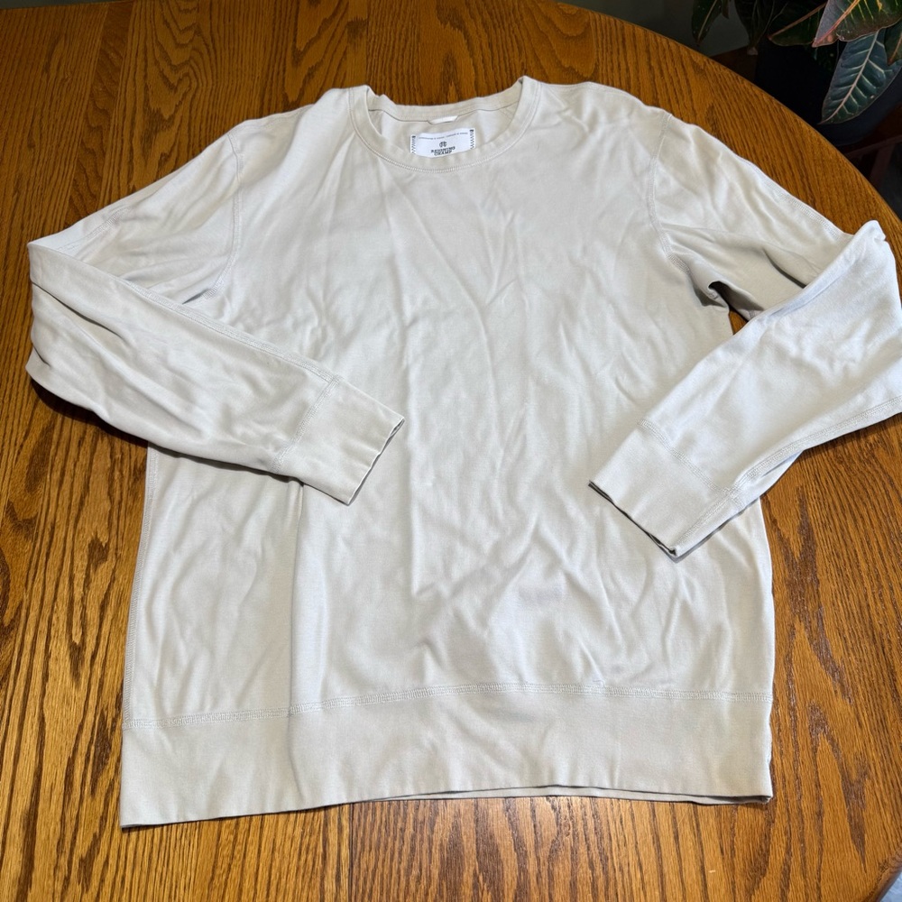 Reigning Champ Long Sleeve Crewneck Size Medium 96% Cotton